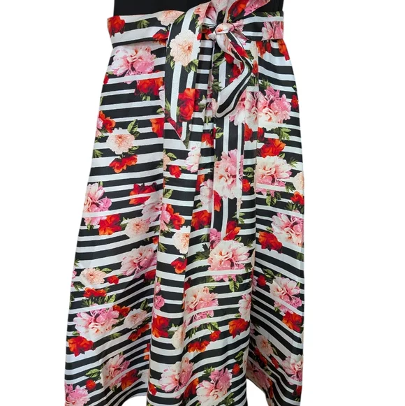 SLNY Floral Flare Sleeveless Dress... Size 16 - Picture 6 of 10